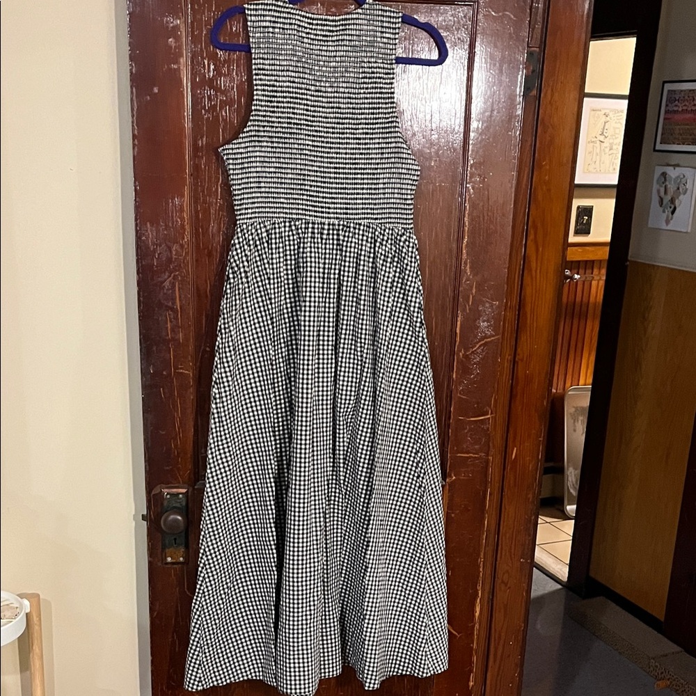 Marine Layer Black and White Gingham Maxi Dress - Picture 6 of 6